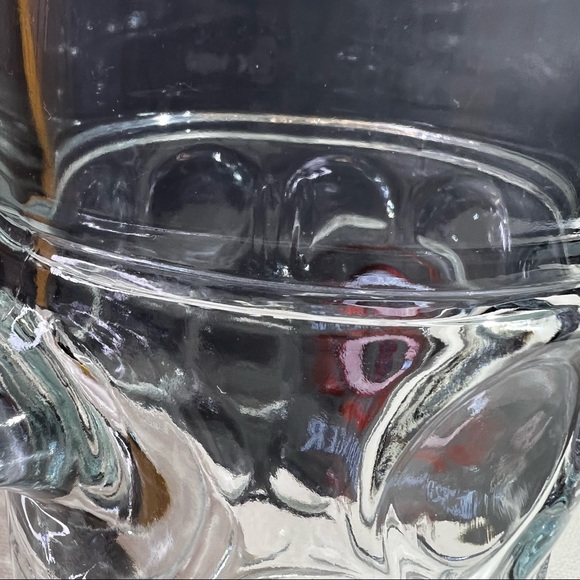 Erdinger Weissbrau German Dimpled Glass Beer Stein Mug Oversized - Picture 3 of 6